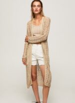 mujer cárdigan largo calado Pepe Jeans 44JTZ234 piedra - Imagen 2