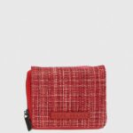 mujer cartera a cuadros Pepe Jeans 44JTZ729 estudio rojo