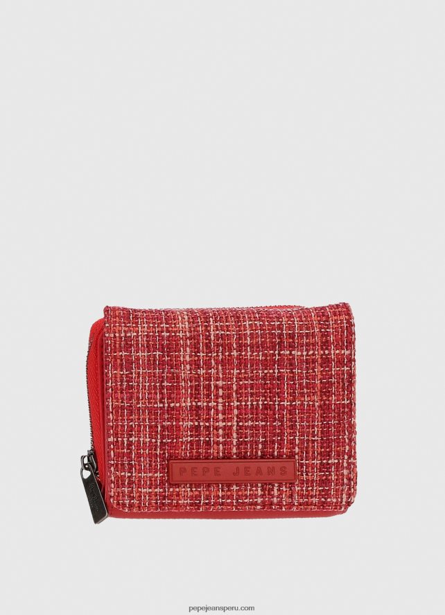 mujer_cartera_a_cuadros_pepe_jeans_44jtz729_estudio_rojo.jpg mujer cartera a cuadros Pepe Jeans 44JTZ729 estudio rojo - Imagen 1