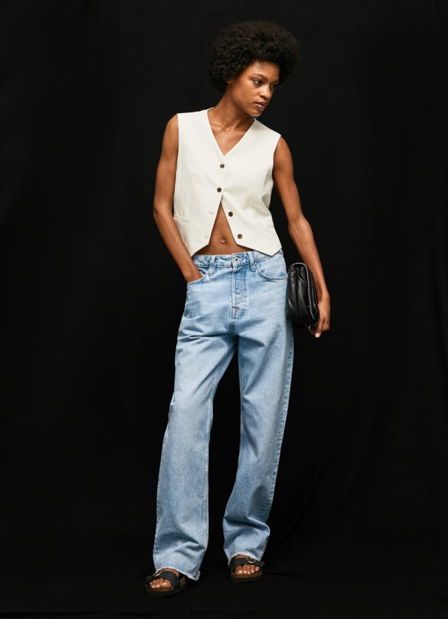 mujer_chaleco_tejido_combinado_pepe_jeans_44jtz346_mousse.jpg mujer chaleco tejido combinado Pepe Jeans 44JTZ346 mousse - Imagen 1