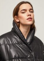 mujer chamarra capitonada brillante Pepe Jeans 44JTZ123 negro - Imagen 3