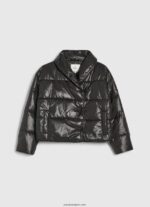 mujer chamarra capitonada brillante Pepe Jeans 44JTZ123 negro - Imagen 5