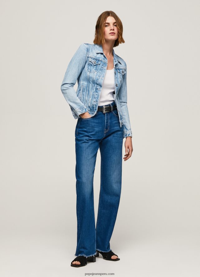 mujer_chamarra_de_mezclilla_ajustada_pepe_jeans_44jtz102_mezclilla.jpg mujer chamarra de mezclilla ajustada Pepe Jeans 44JTZ102 mezclilla - Imagen 1