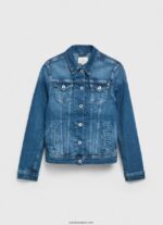 mujer chamarra de mezclilla regular fit Pepe Jeans 44JTZ138 mezclilla - Imagen 5
