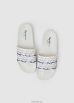 mujer chanclas de playa con juego deslizante Pepe Jeans 44JTZ691 blanquecino - Imagen 2