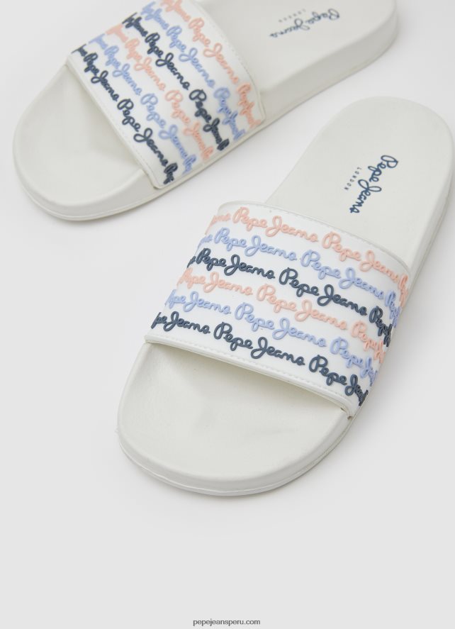 mujer chanclas de playa con juego deslizante Pepe Jeans 44JTZ691 blanquecino - Imagen 3