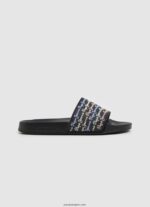 mujer chanclas de playa con juego deslizante Pepe Jeans 44JTZ692 negro