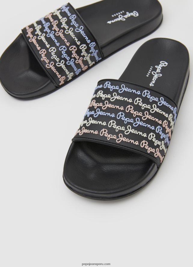 mujer chanclas de playa con juego deslizante Pepe Jeans 44JTZ692 negro - Imagen 3