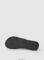 mujer Chanclas de playa con letras de rastrillo Pepe Jeans 44JTZ697 negro - Imagen 5