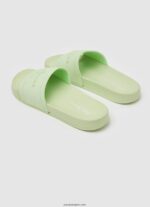 mujer chanclas de playa con logo deslizante Pepe Jeans 44JTZ688 verde fresco - Imagen 4