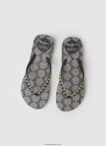 mujer chanclas de playa con monedas de rastrillo Pepe Jeans 44JTZ704 negro - Imagen 2