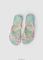 mujer chanclas de playa con rastrillo tropical Pepe Jeans 44JTZ703 mojito - Imagen 2