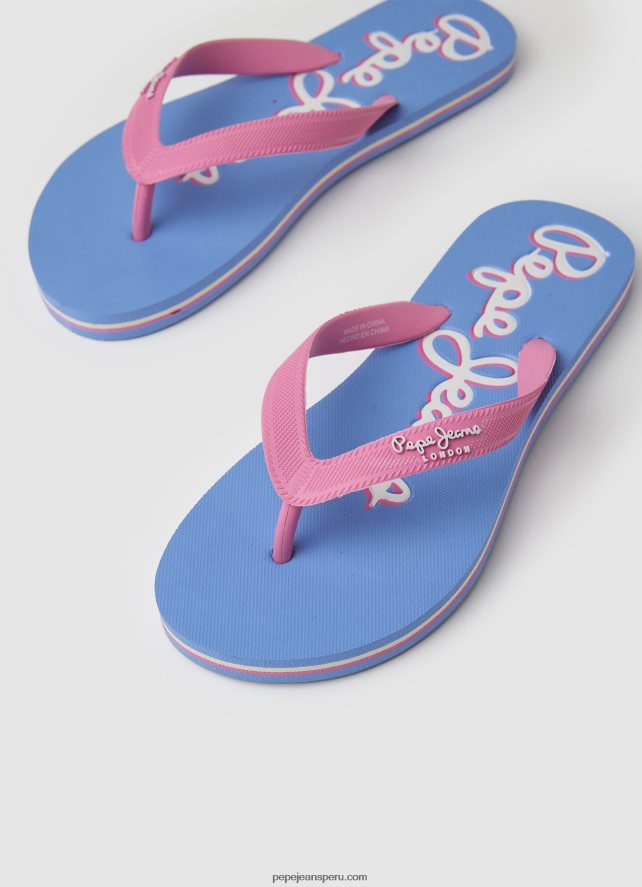 mujer chanclas de playa de la bahía Pepe Jeans 44JTZ707 Rosa brillante - Imagen 3
