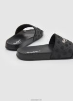 mujer chanclas de playa slider lisas Pepe Jeans 44JTZ690 negro - Imagen 4