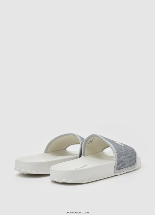 mujer Chanclas de playa Slider Sweet Pepe Jeans 44JTZ694 plata perla - Imagen 4