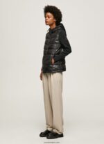 mujer chaqueta acolchada con acabado mate Pepe Jeans 44JTZ121 negro - Imagen 2