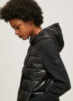 mujer chaqueta acolchada con acabado mate Pepe Jeans 44JTZ121 negro - Imagen 3