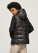 mujer chaqueta acolchada con acabado mate Pepe Jeans 44JTZ121 negro - Imagen 4