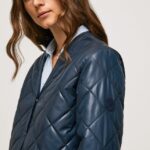 mujer chaqueta acolchada con rombos Pepe Jeans 44JTZ119 dulwich