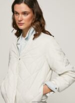 mujer chaqueta acolchada con rombos Pepe Jeans 44JTZ120 mousse