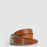 mujer cinturón fino de cuero Pepe Jeans 44JTZ760 broncearse