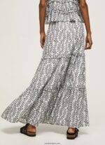 mujer falda con estampado ornamental Pepe Jeans 44JTZ476 multi - Imagen 4