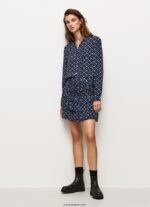 mujer falda corta con estampado geométrico Pepe Jeans 44JTZ497 multi