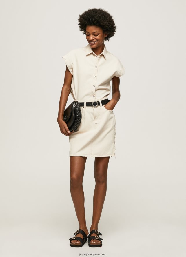 mujer falda de mezclilla de corte estándar Pepe Jeans 44JTZ474 mezclilla - Imagen 5