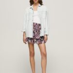 mujer falda fluida con volantes Pepe Jeans 44JTZ494 multi