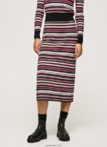 mujer falda midi de canalé Pepe Jeans 44JTZ501 multi - Imagen 2