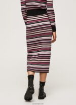 mujer falda midi de canalé Pepe Jeans 44JTZ501 multi - Imagen 4