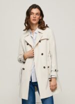 mujer gabardina clásica de sarga Pepe Jeans 44JTZ106 sin encaje - Imagen 3