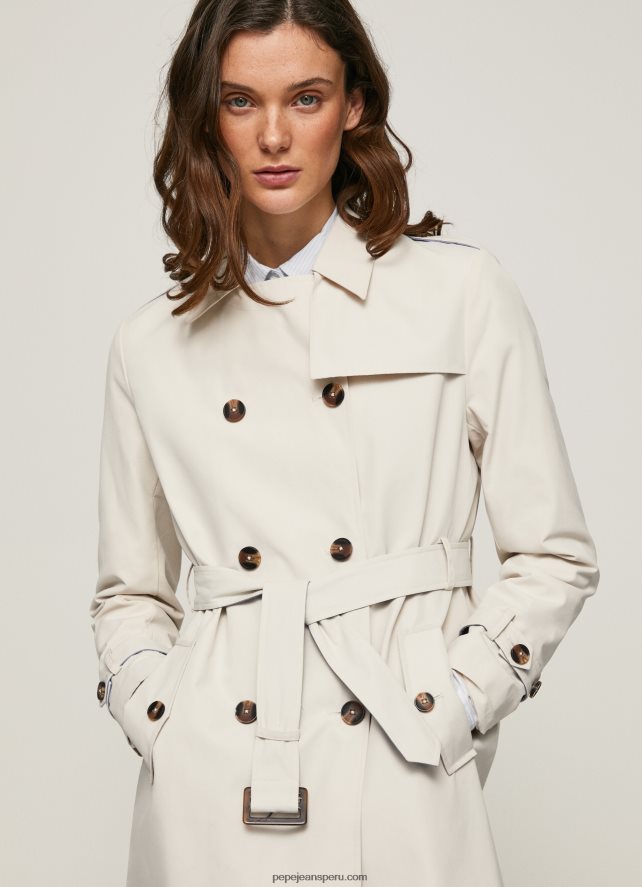 mujer_gabardina_clasica_de_sarga_pepe_jeans_44jtz106_sin_encaje.jpg mujer gabardina clásica de sarga Pepe Jeans 44JTZ106 sin encaje - Imagen 1