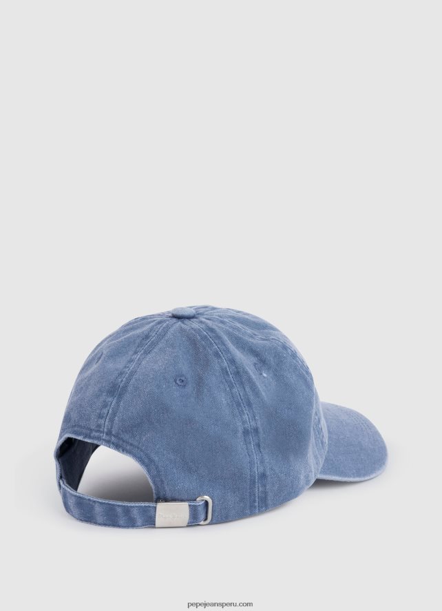 mujer gorra básica con logo bordado Pepe Jeans 44JTZ778 mezclilla - Imagen 2