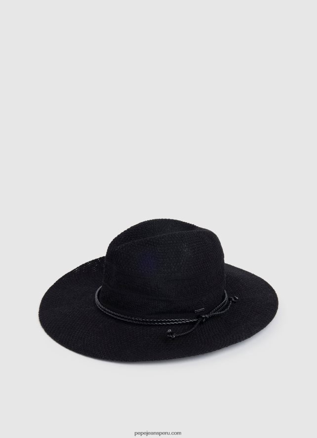 mujer gorra básica con logo bordado Pepe Jeans 44JTZ778 mezclilla - Imagen 4