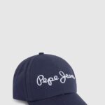 mujer gorra básica con logo bordado Pepe Jeans 44JTZ781 marina