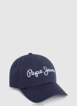 mujer gorra básica con logo bordado Pepe Jeans 44JTZ781 marina