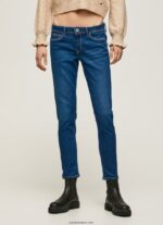 mujer jeans ajustados de tiro medio lola Pepe Jeans 44JTZ39 mezclilla - Imagen 2