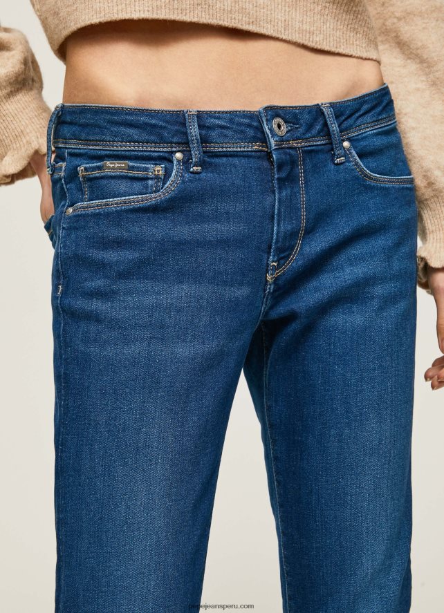 mujer jeans ajustados de tiro medio lola Pepe Jeans 44JTZ39 mezclilla - Imagen 3