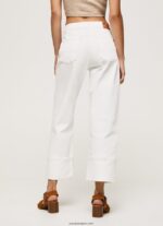 mujer jeans color avellana de talle alto Pepe Jeans 44JTZ2 mezclilla - Imagen 5