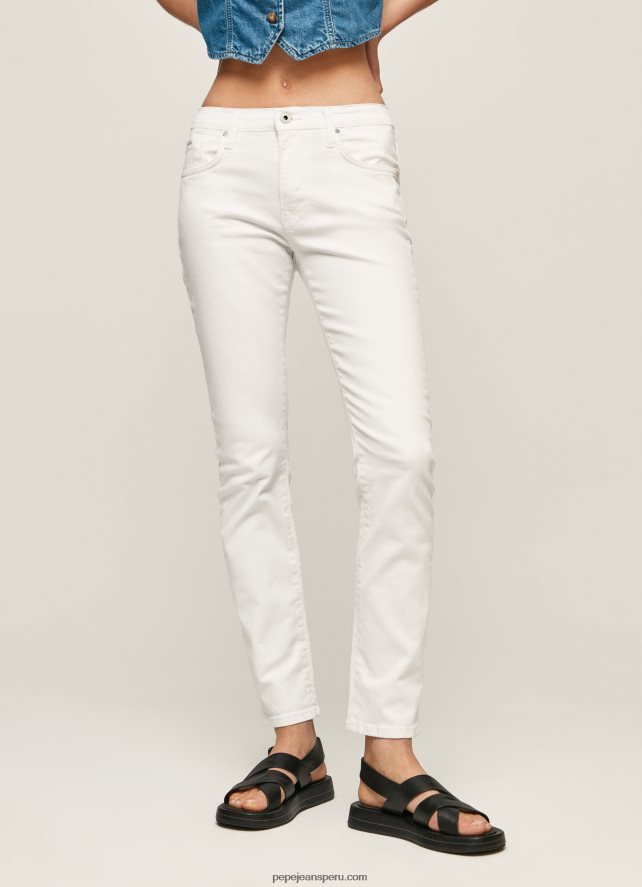 mujer jeans Grace slim con cintura alta Pepe Jeans 44JTZ76 mezclilla - Imagen 2