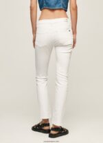 mujer jeans Grace slim con cintura alta Pepe Jeans 44JTZ76 mezclilla - Imagen 4