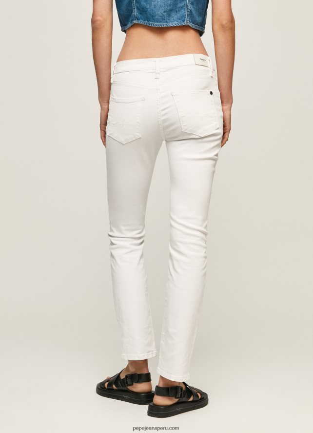 mujer jeans Grace slim con cintura alta Pepe Jeans 44JTZ76 mezclilla - Imagen 4