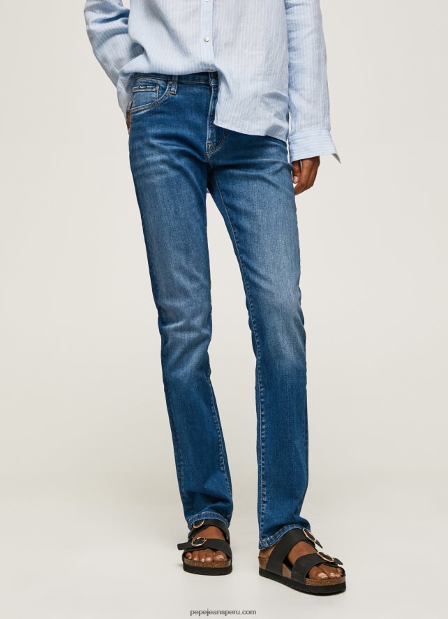mujer jeans Grace slim de talle alto Pepe Jeans 44JTZ70 mezclilla - Imagen 2
