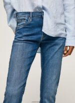 mujer jeans Grace slim de talle alto Pepe Jeans 44JTZ70 mezclilla - Imagen 3