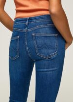 mujer jeans pitillo con tiro medio Pepe Jeans 44JTZ50 mezclilla - Imagen 5