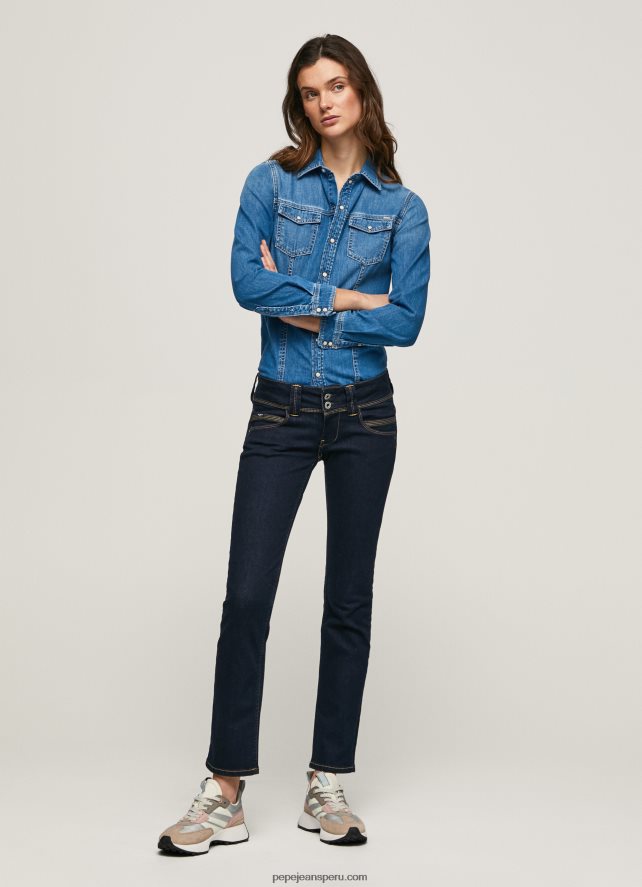 mujer_jeans_rectos_con_cintura_baja_de_venus_pepe_jeans_44jtz37_mezclilla.jpg mujer jeans rectos con cintura baja de venus Pepe Jeans 44JTZ37 mezclilla - Imagen 1