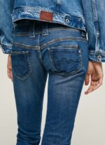 mujer jeans rectos con cintura baja de venus Pepe Jeans 44JTZ5 mezclilla - Imagen 5