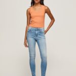 mujer jeans regent de talle alto Pepe Jeans 44JTZ52 mezclilla