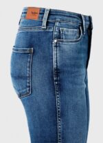 mujer jeans slim de talle alto 7/8 de dion Pepe Jeans 44JTZ74 mezclilla - Imagen 3